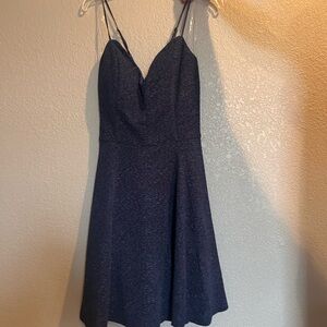 Chic Navy Mini Dress